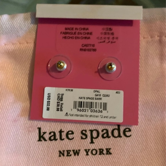 Kate Spade New York NWT Fabfitfun earrings - Picture 3 of 3
